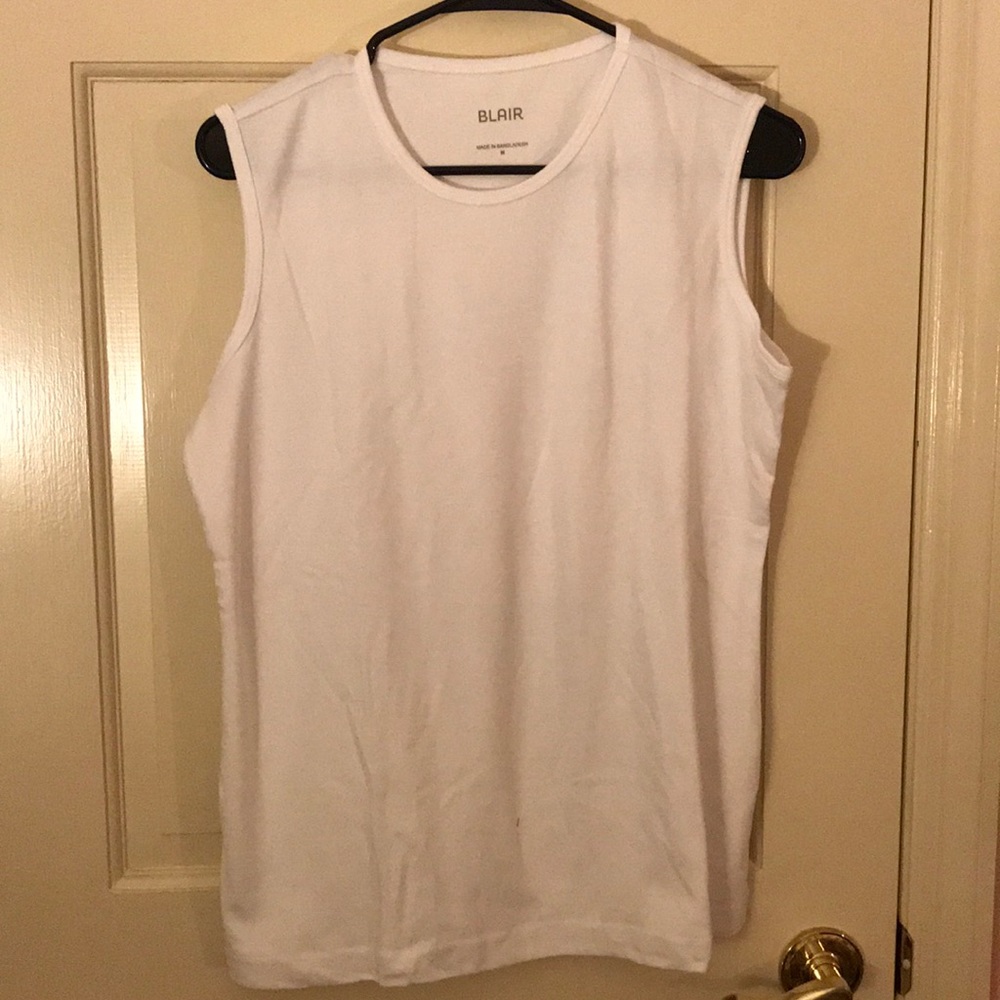 White tank top.